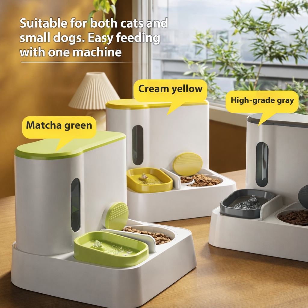 2-in-1 Smart Pet Feeder & Water Station